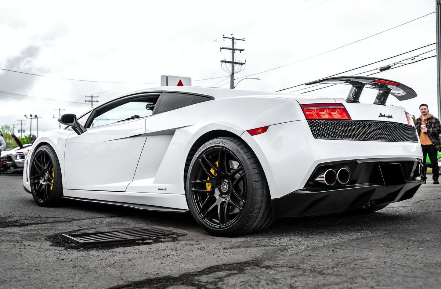 लेम्बोर्गिनी गैलार्डो LP550 LP560 LP570 कार्बन फाइबर साइड स्कर्ट