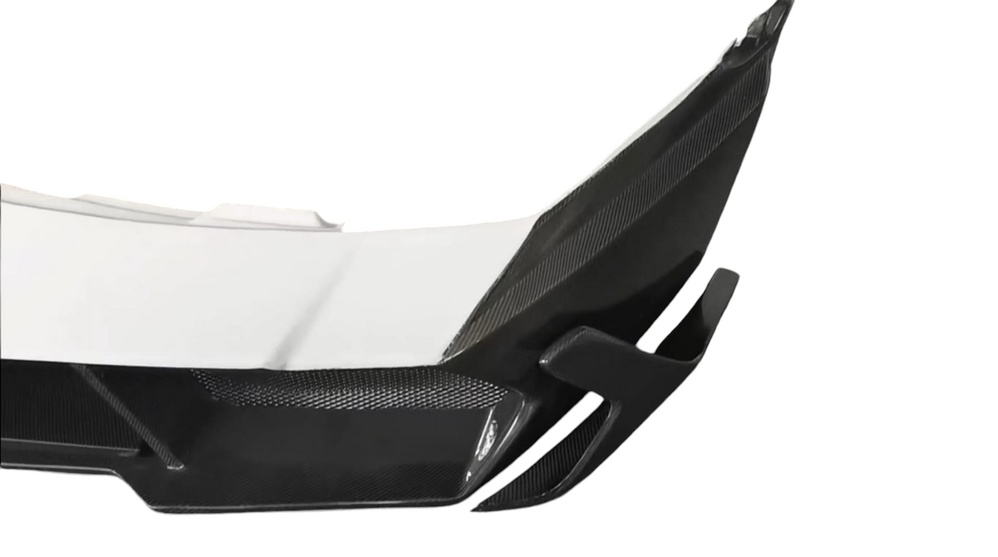 लेम्बोर्गिनी गैलार्डो LP550 LP560 LP570 2010+ DRY सेमी-कार्बन फाइबर VORST फ्रंट बम्पर (V1)