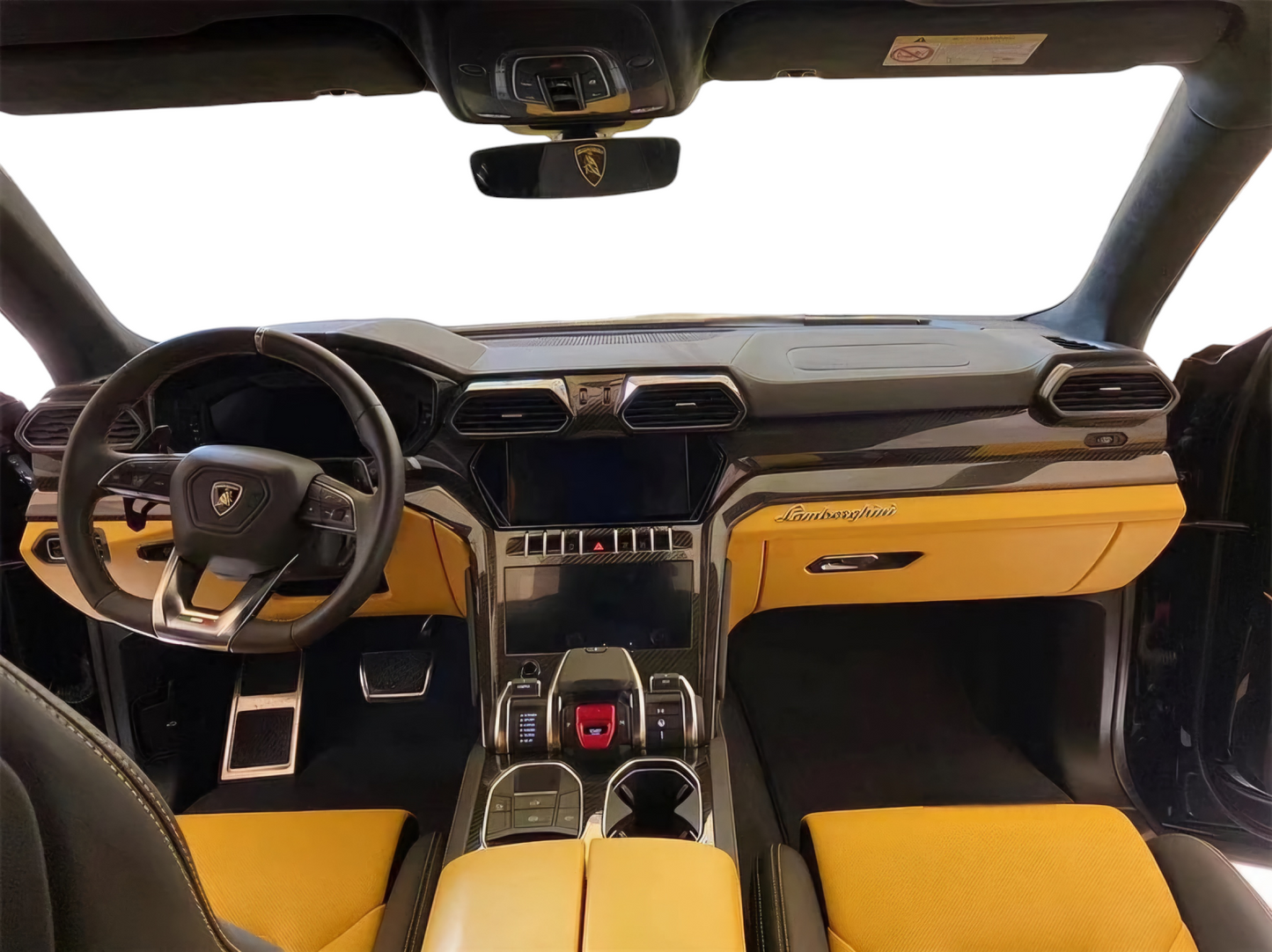 लेम्बोर्गिनी URUS 2018+ DRY कार्बन फाइबर उच्च गुणवत्ता वाला पूर्ण इंटीरियर कवर सेट