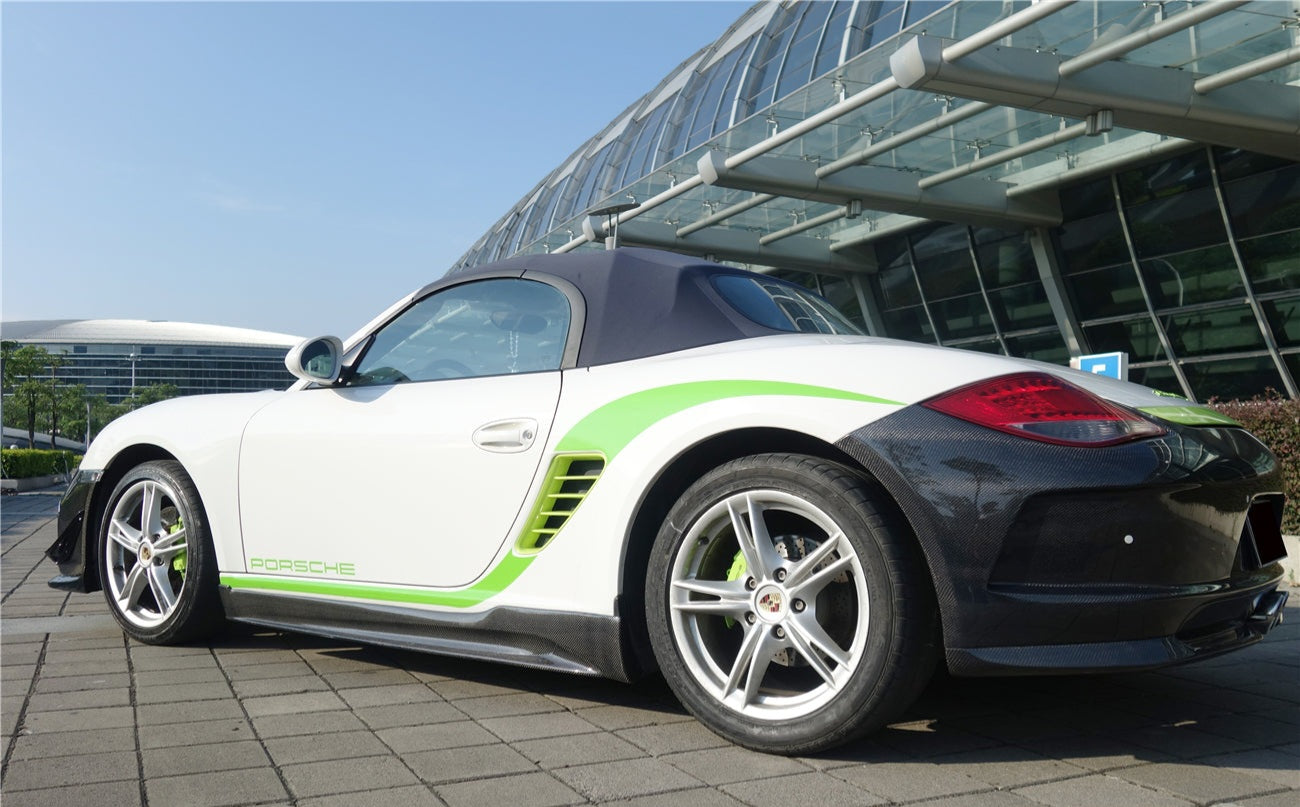 Porsche Cayman (987) 2005-2013 - RSR FULL Carbon Fiber Side Skirts