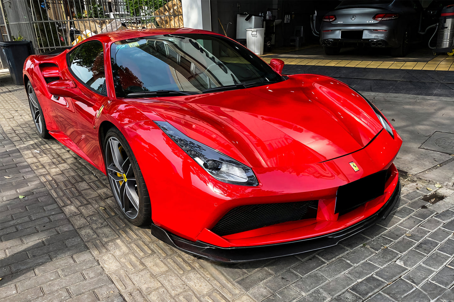 Ferrari 488 GTB & Spider 2015-2019 DRY Carbon Fiber Front Splitter