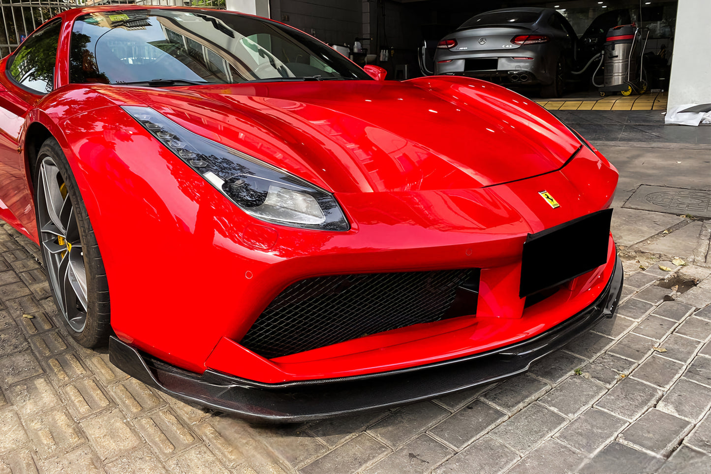 Ferrari 488 GTB & Spider 2015-2019 DRY Carbon Fiber Front Splitter