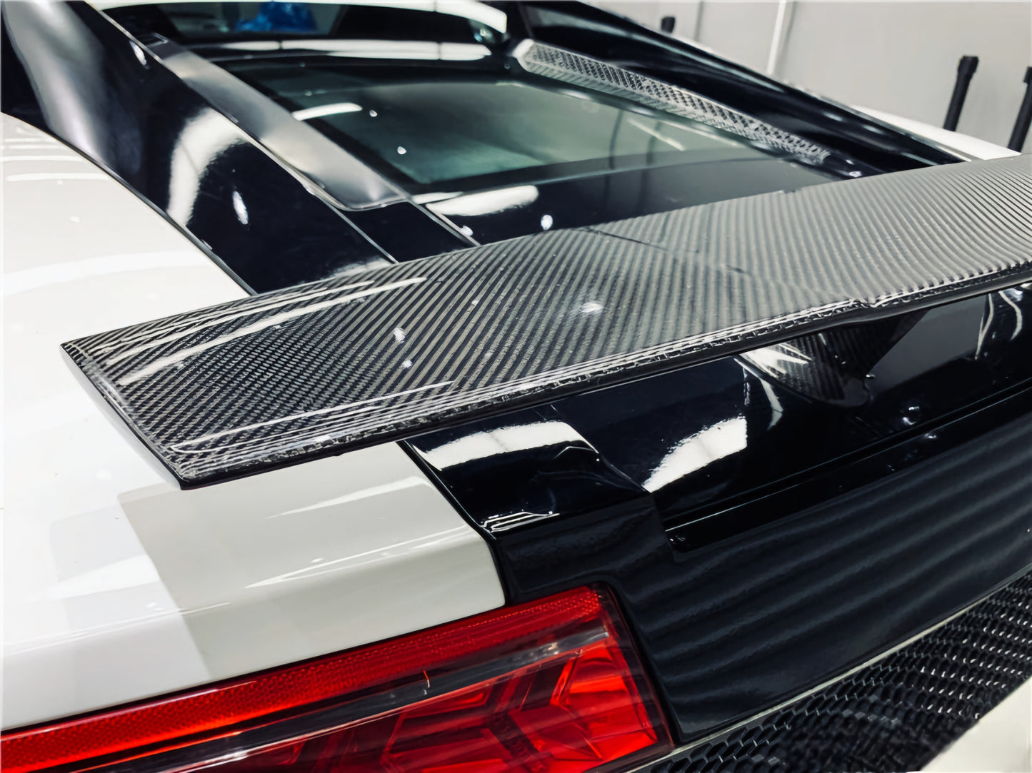 Lamborghini Gallardo LP540 LP550 LP560 2008+ Forged Carbon Fiber Rear Spoiler (V1)