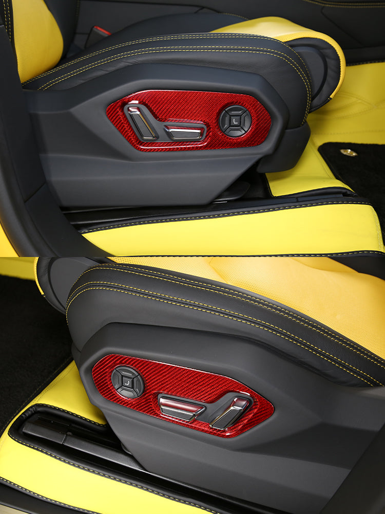 Lamborghini URUS 2018+ Carbon Fiber Seat Adjustment Covers