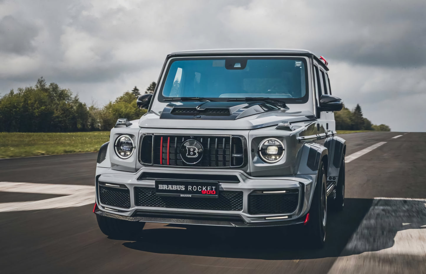 Mercedes Benz G-Class W464 AMG G63 G500 G550 2019+ FULL DRY Carbon Fiber Brabus B900 Rocket-Style Bodykit (V2)