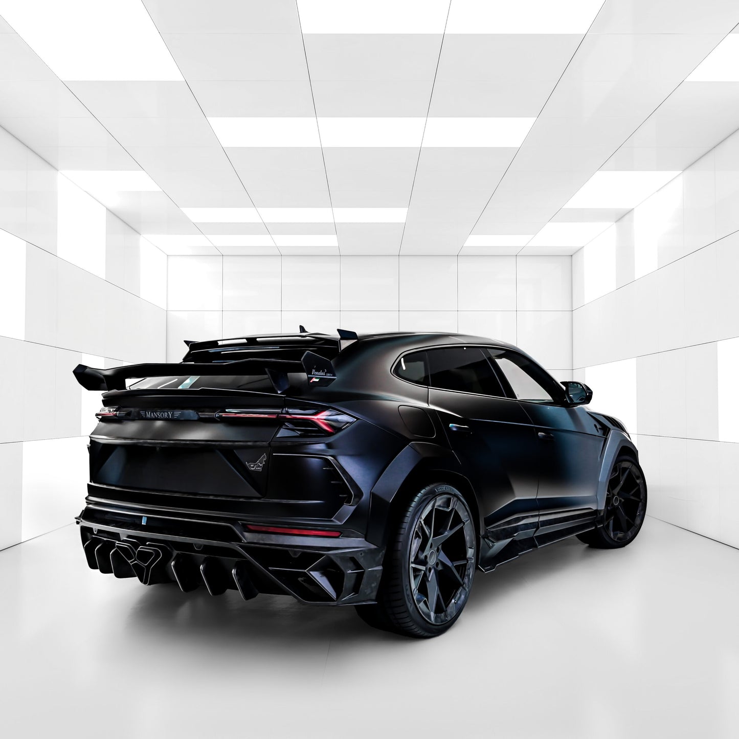 Lamborghini URUS 2018+ DRY Carbon Fiber & FRP Rear Bumper