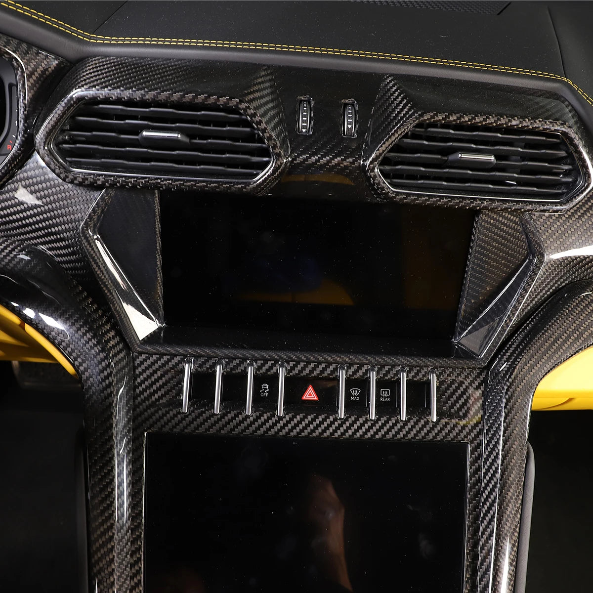 Lamborghini URUS 2018+ Carbon Fiber Side Navigation Screen Frame