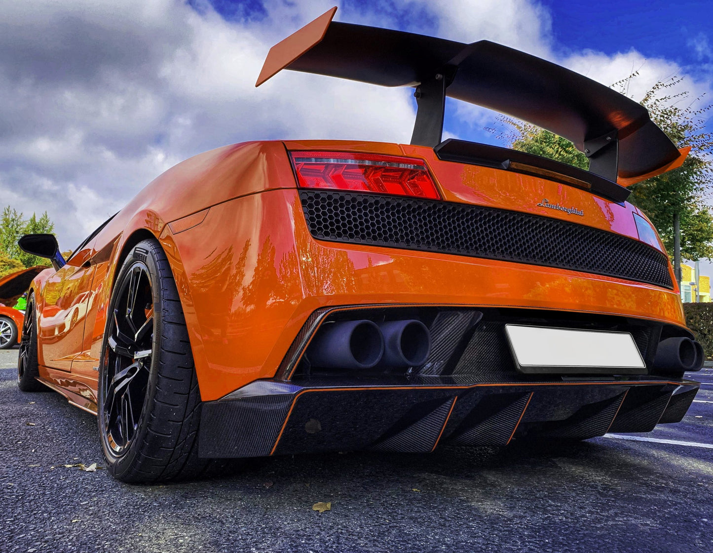 Lamborghini Gallardo LP550 LP560 LP570 DRY Carbon Fiber DMC Rear Diffuser