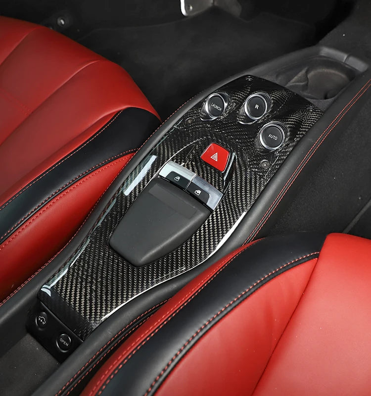 Ferrari 458 Italia & Spider 2009-2015 DRY Carbon Fiber Console Switch Covers