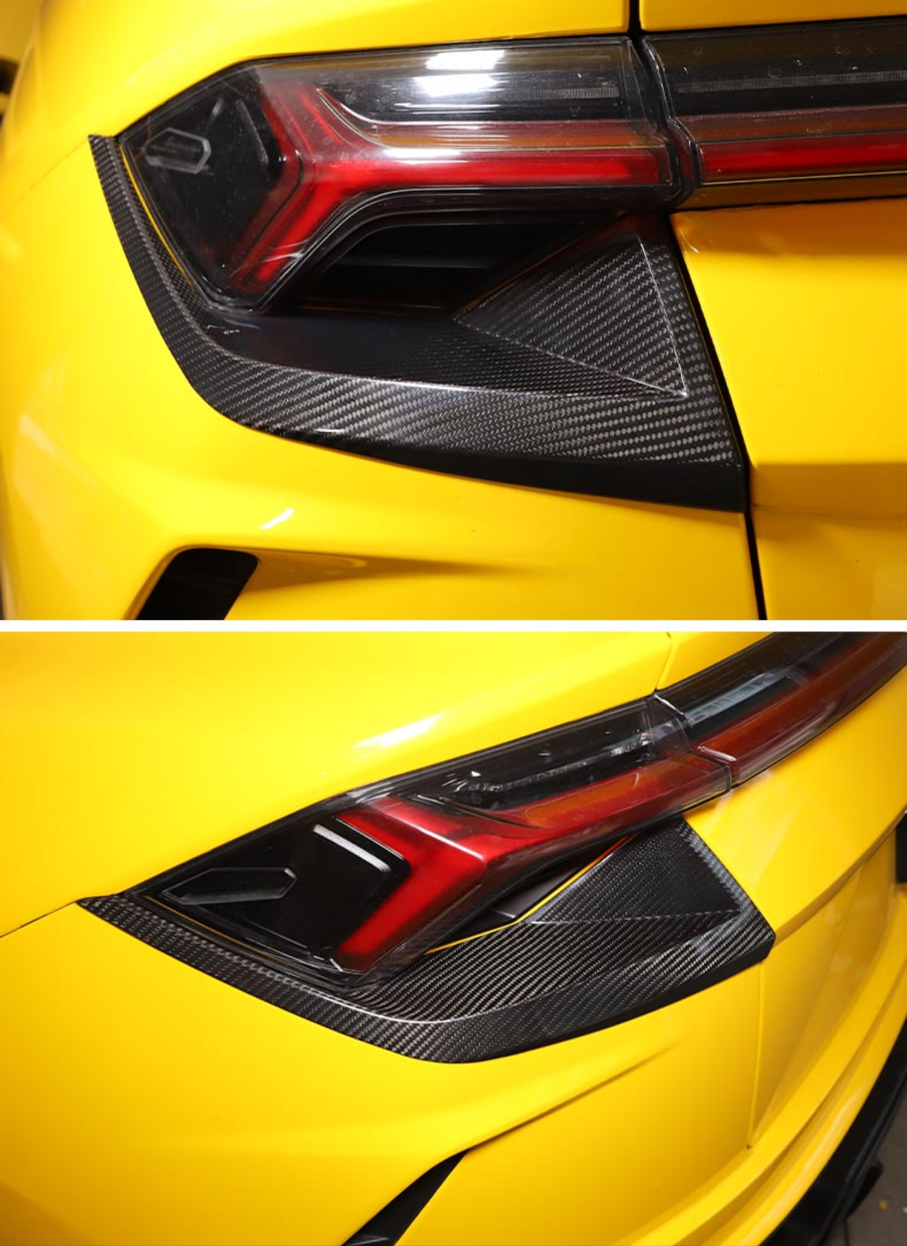 Lamborghini URUS 2018+ Carbon Fiber Rear Light Frames