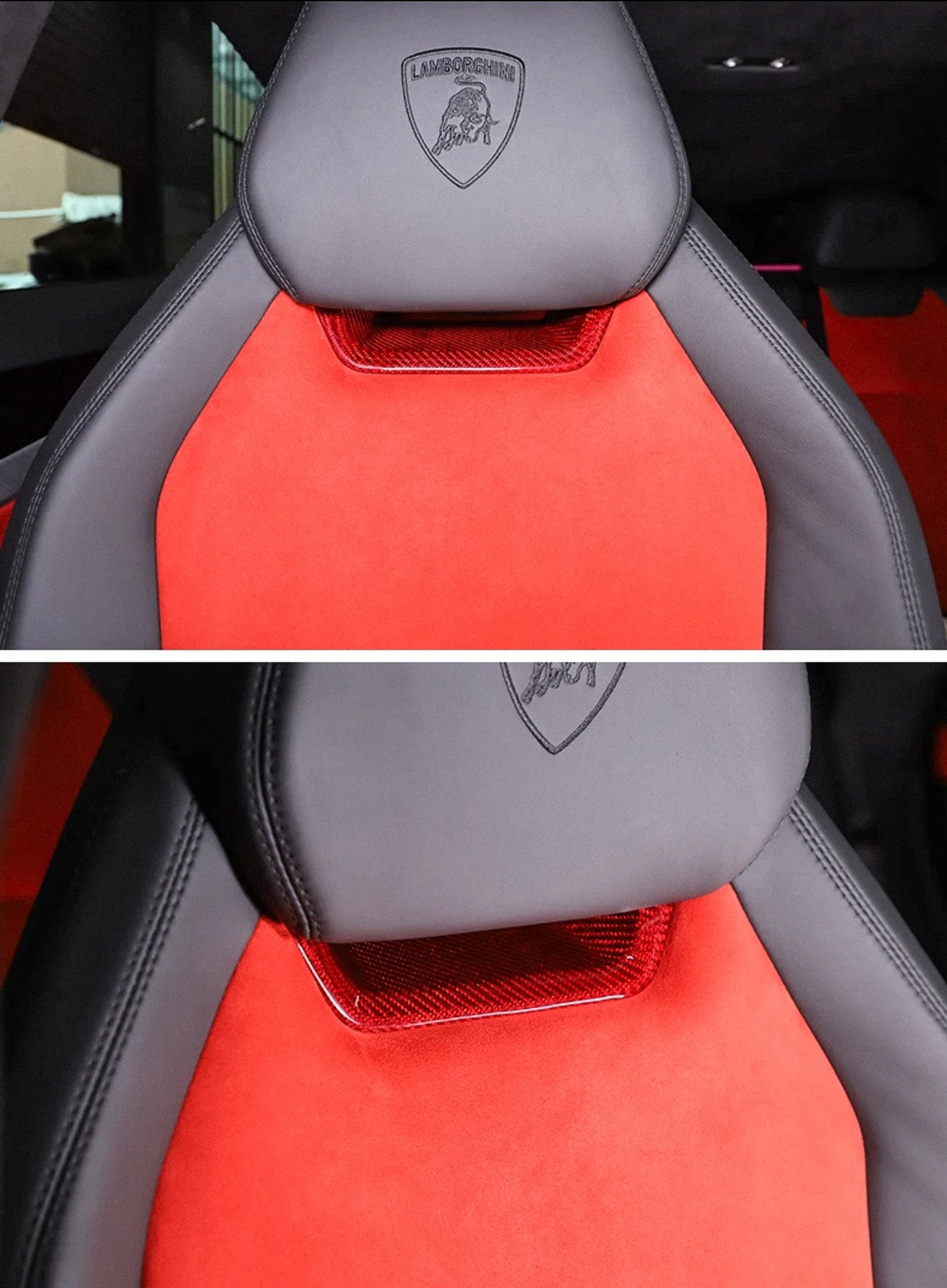 Lamborghini URUS 2018+ DRY Carbon Fiber Seat Cover Set