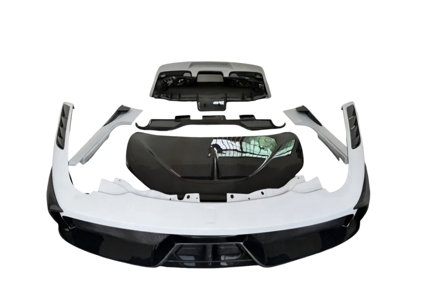 Ferrari 458 Italia & Spider 2009-2015 DRY Semi-Carbon Fiber FULL SP-Style Bodykit