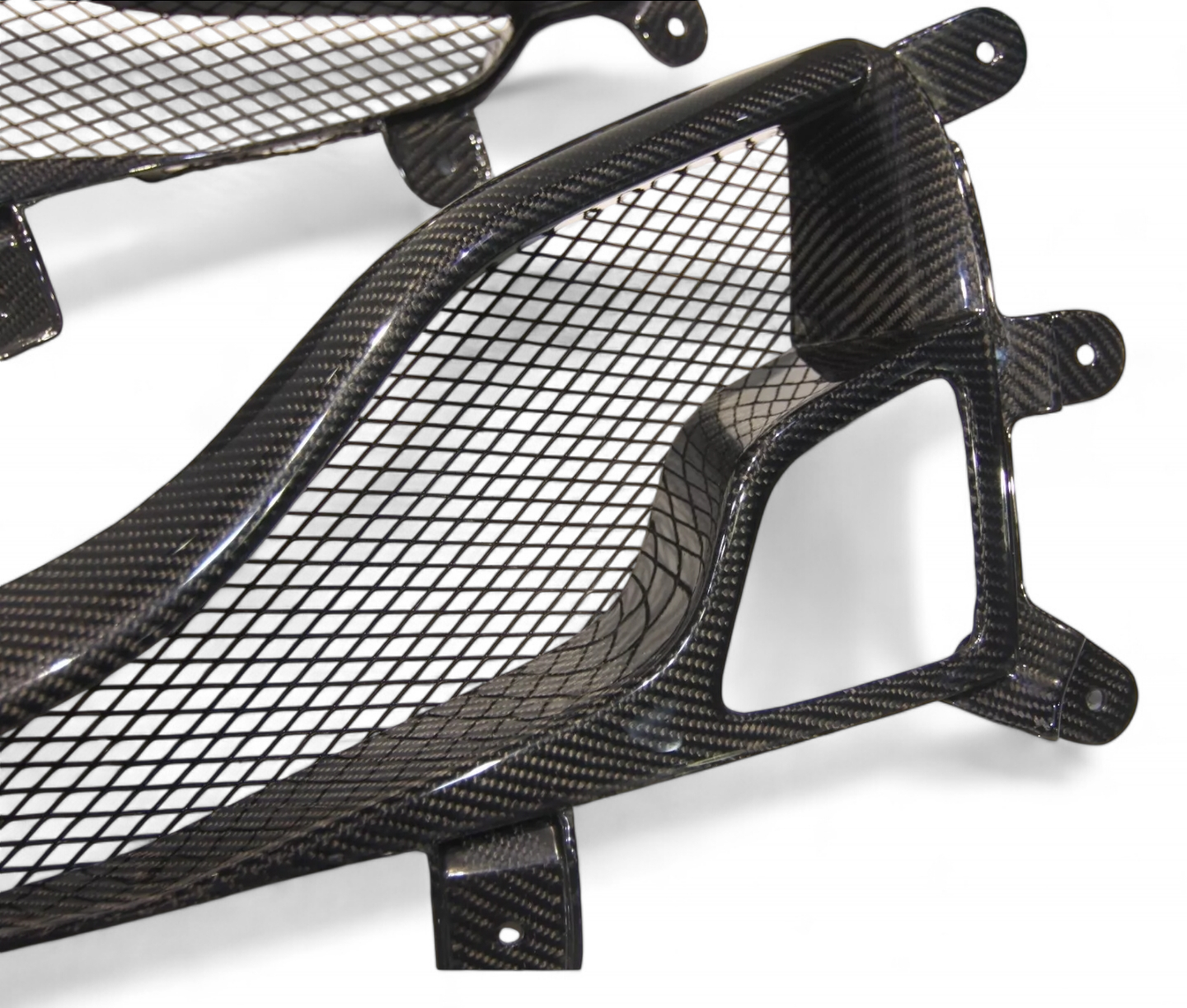 Ferrari 458 Italia & Spider 2009-2015 DRY Carbon Fiber Rear Bumper Side Covers