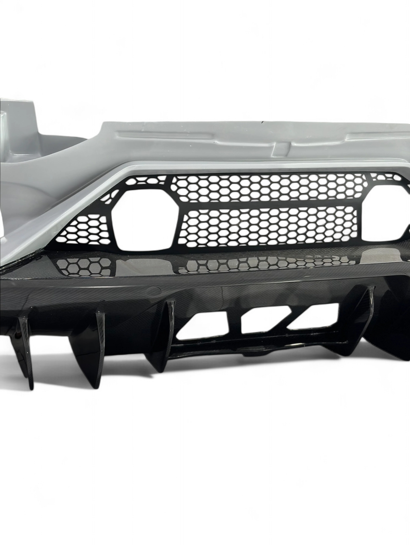 Lamborghini Aventador LP700 LP720 DRY SEMI-Carbon Fiber SVJ-Style Rear Bumper & Diffuser