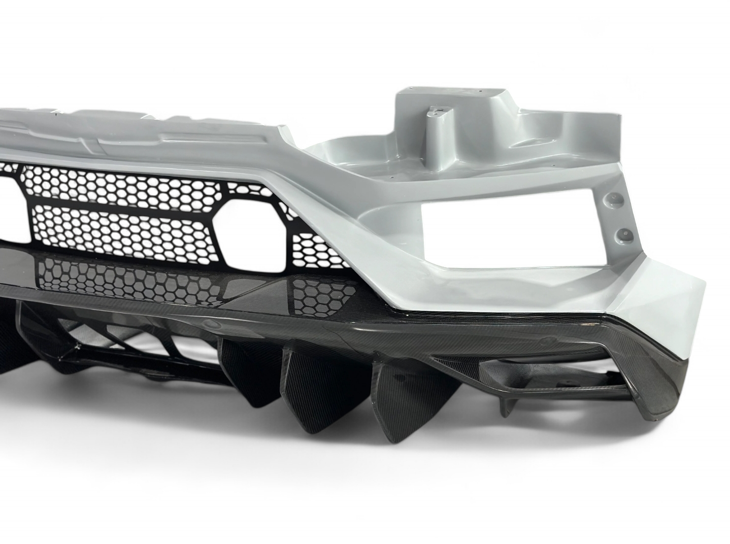 Lamborghini Aventador LP700 LP720 DRY SEMI-Carbon Fiber SVJ-Style Rear Bumper & Diffuser