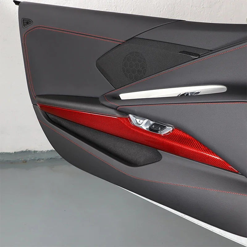 Chevrolet Corvette C8 Z51 Z06 2020 -2024 Carbon Fiber Inside Door Covers