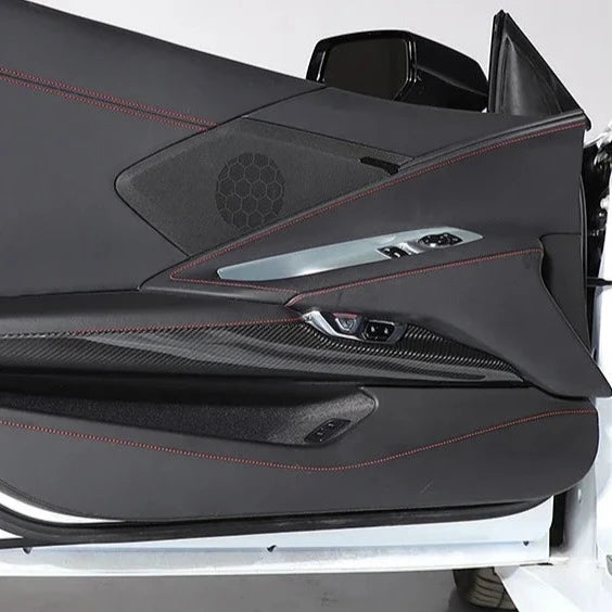 Chevrolet Corvette C8 Z51 Z06 2020 -2024 Carbon Fiber Inside Door Covers