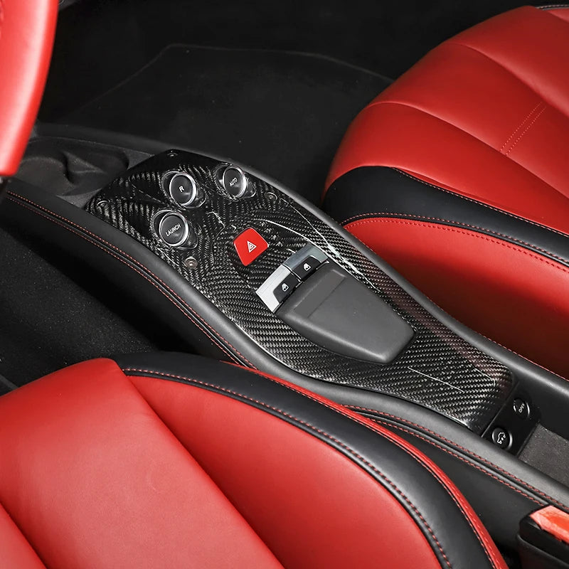 Ferrari 458 Italia & Spider 2009-2015 DRY Carbon Fiber Console Switch Covers