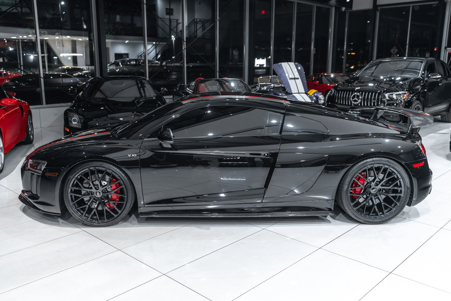 AUDI R8 V8 (V10) 2016-2018 Carbon Fiber Side Skirts