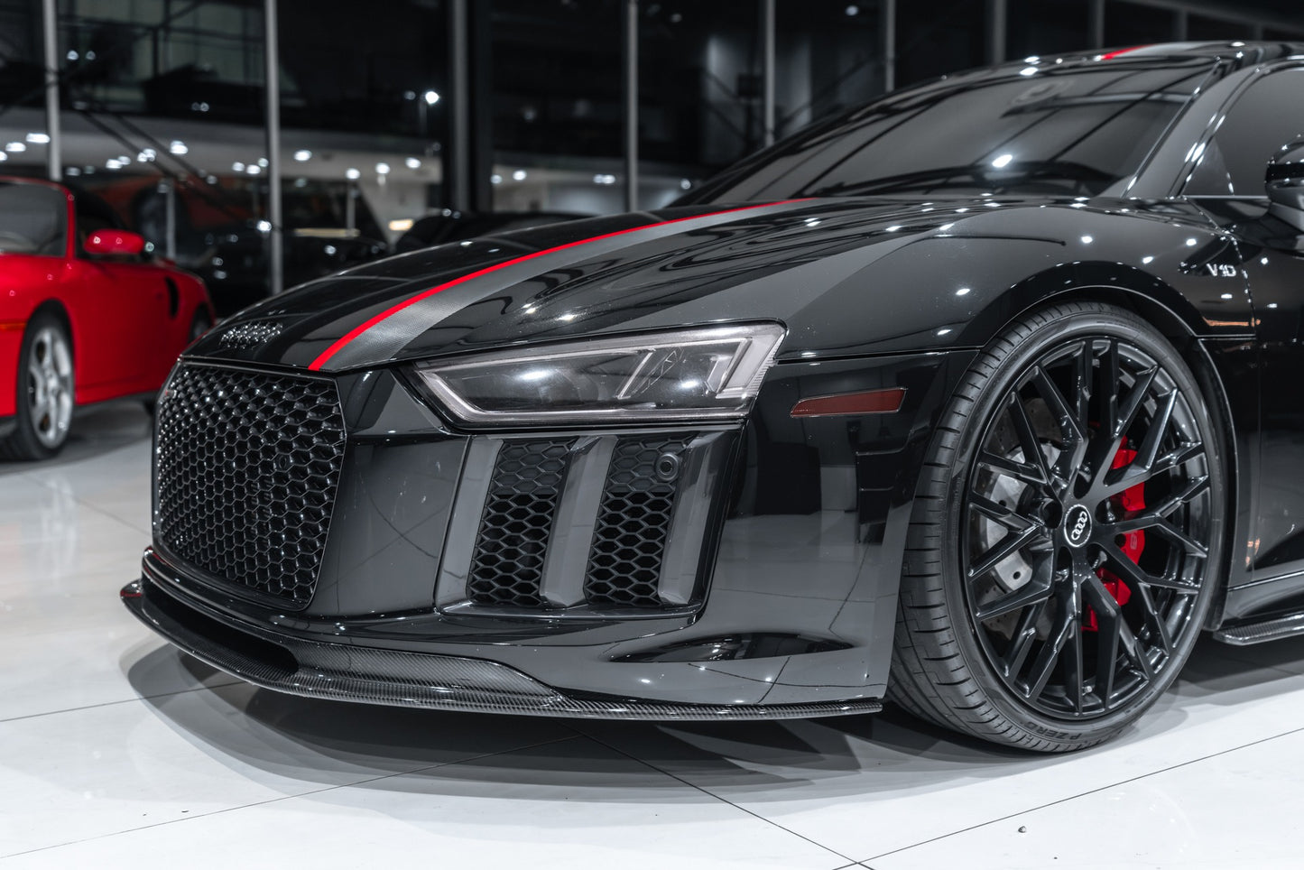 AUDI R8 V8 (V10) 2017-2019 DRY Carbon Fiber Front Splitter