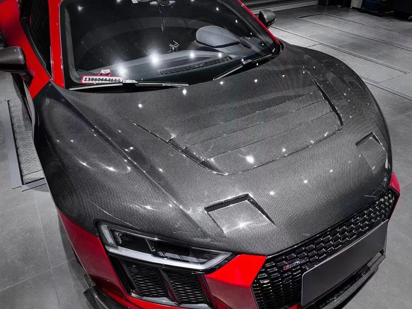 AUDI R8 V8 (V10) 2017-2019 DRY Carbon Fiber Bodykit Upgrade // IMP-Style