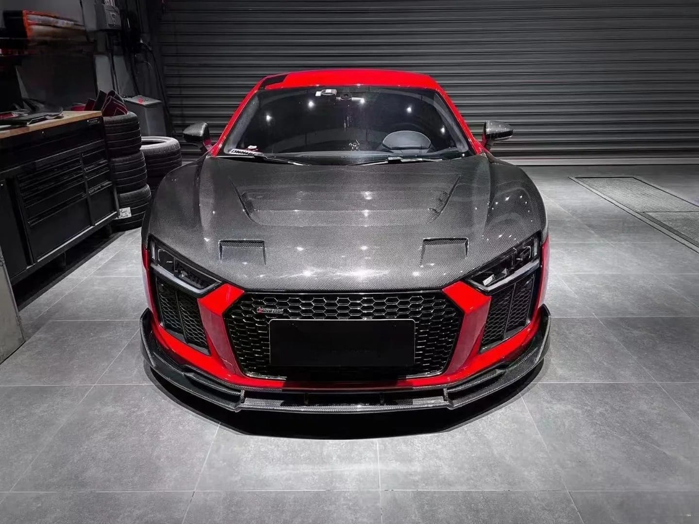 AUDI R8 V8 (V10) 2017-2019 DRY Carbon Fiber Bodykit Upgrade // IMP-Style