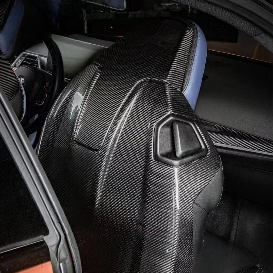 BMW M3 M4 G80 G82 G83 M2 G87 2021+ DRY Carbon Seat Back Covers