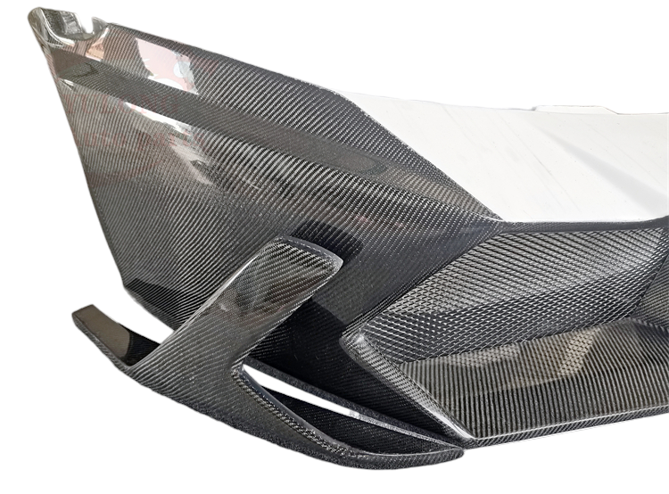 Lamborghini Gallardo LP550 LP560 LP570 2010+ DRY Semi-Carbon Fiber VORST Front Bumper (V1)