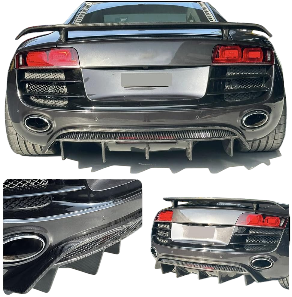 AUDI R8 V8 (V10) 2006-2015 Carbon Fiber Rear Diffuser