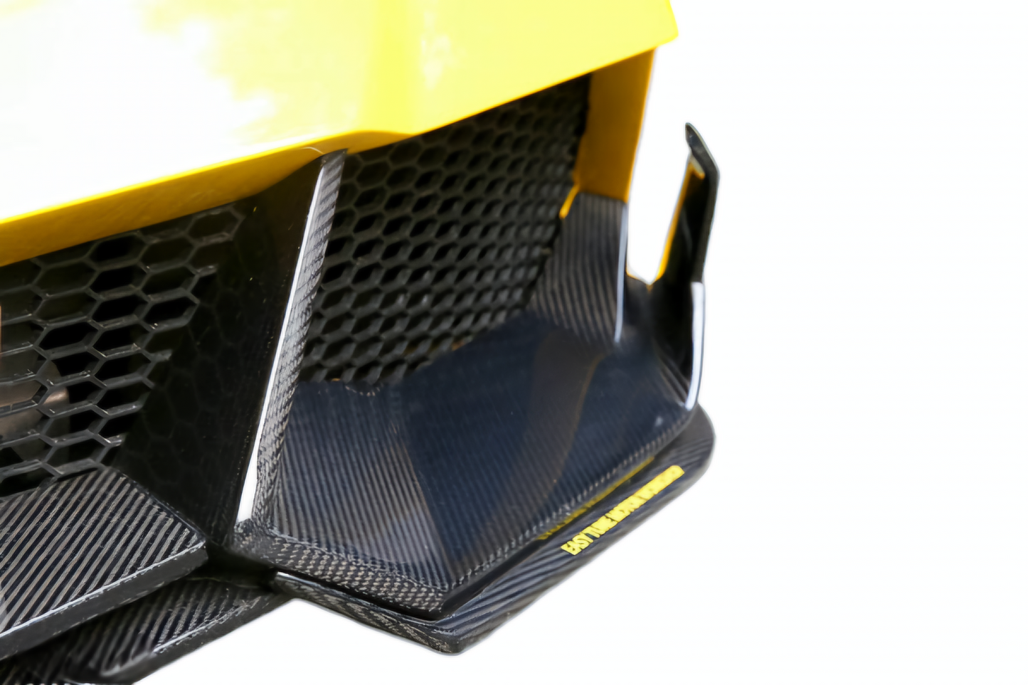 Lamborghini Gallardo LP550 LP560 LP570 2008+ DRY Semi-Carbon Fiber V-Styling Front Bumper V2