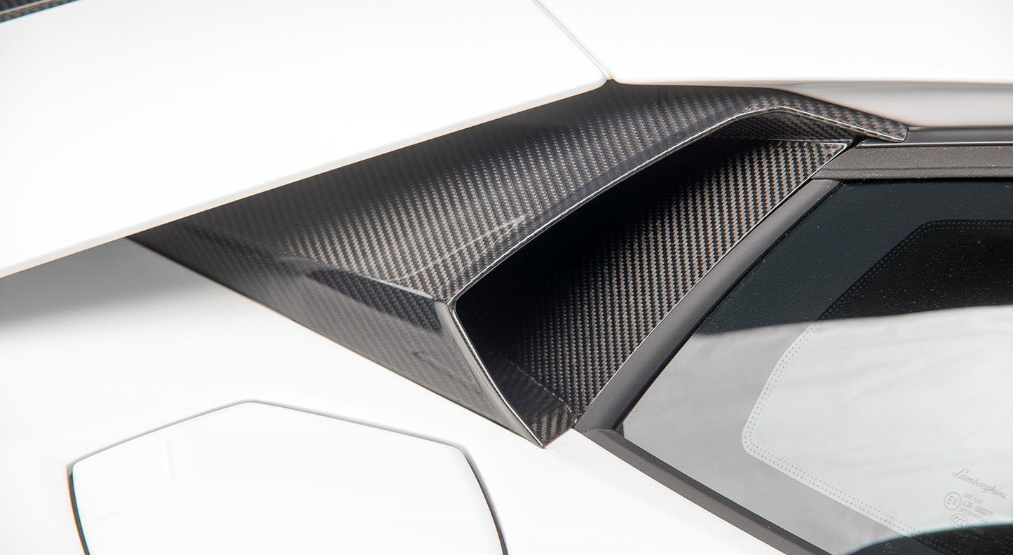 Lamborghini Aventador LP700 LP750 2011-2015 DRY Carbon Fiber SVJ OEM-Style Side Air Intake Vents