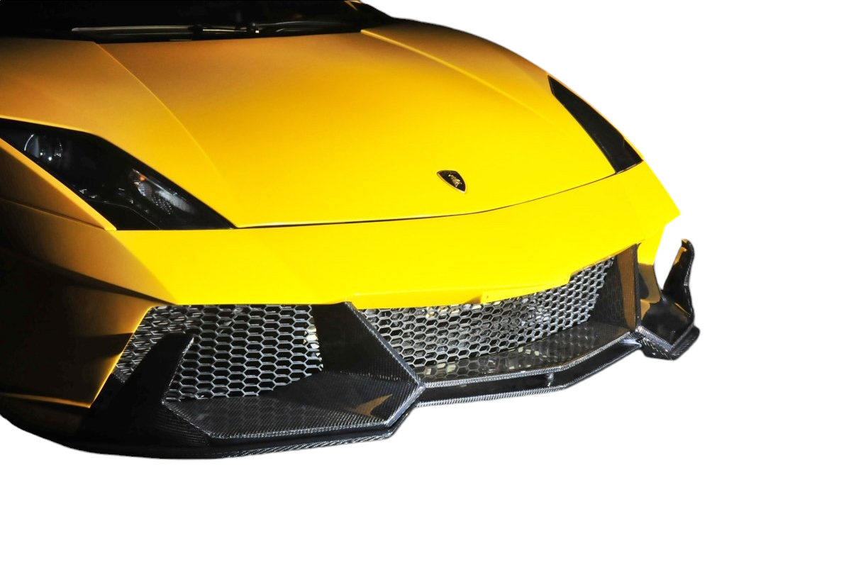 Lamborghini Gallardo LP550 LP560 LP570 2008+ DRY Semi-Carbon Fiber V-Styling Front Bumper V2