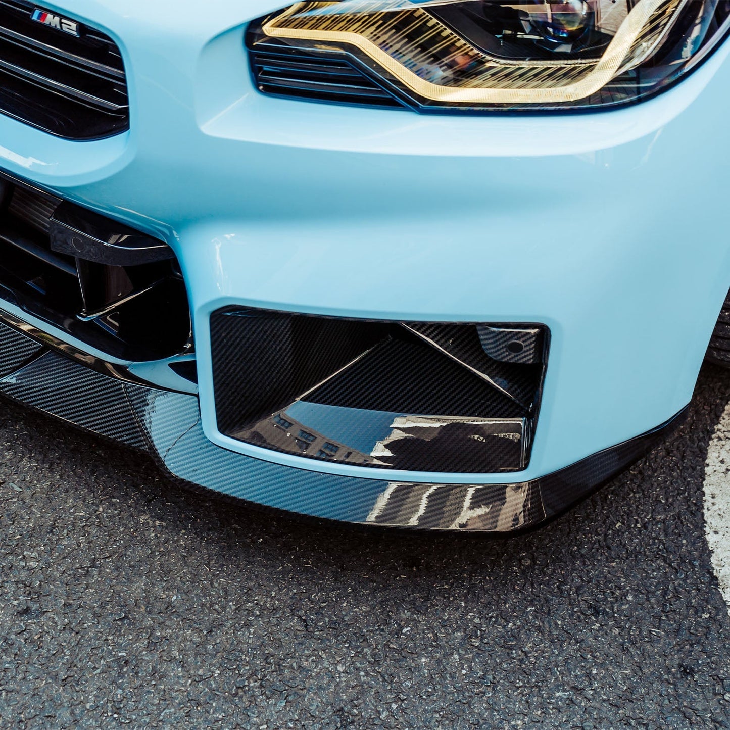 BMW M2 G87 2022+ DRY Carbon Fiber Front Bumper Air Vents