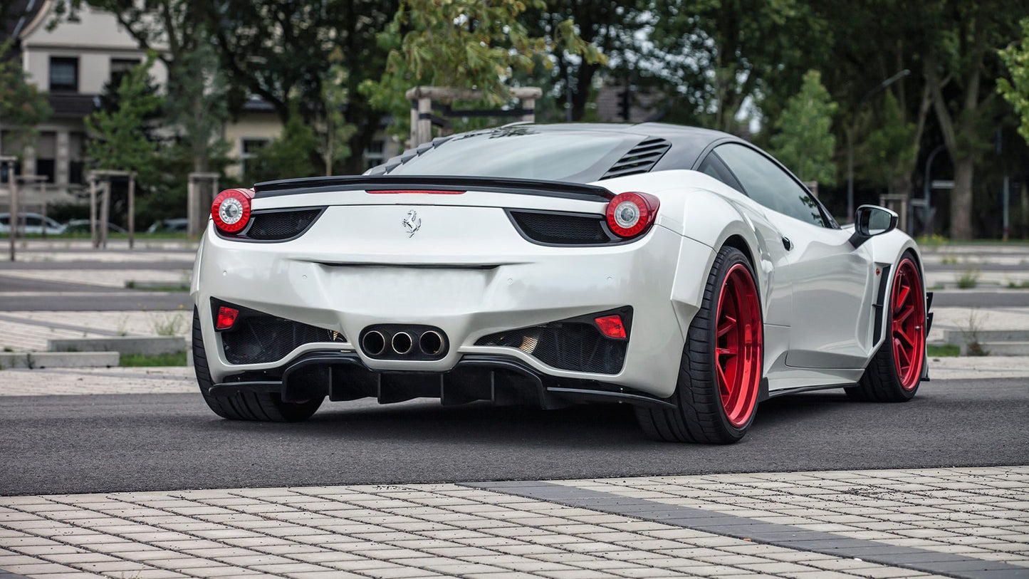 Ferrari 458 Italia & Spider 2009-2015 DRY Semi-Carbon Fiber PRIOR-Style Wide Bodykit