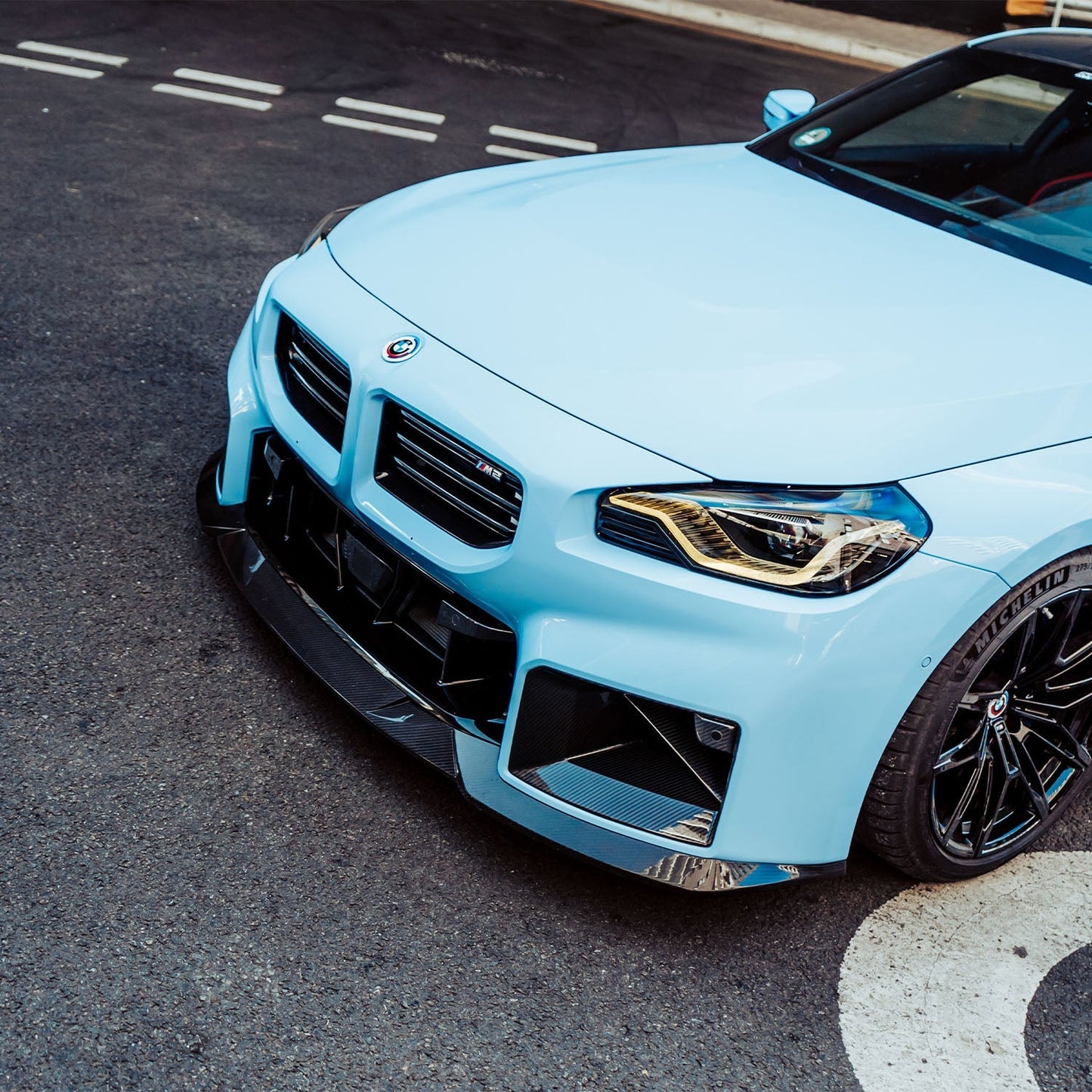 BMW M2 G87 2022+ DRY Carbon Fiber Front Bumper Air Vents