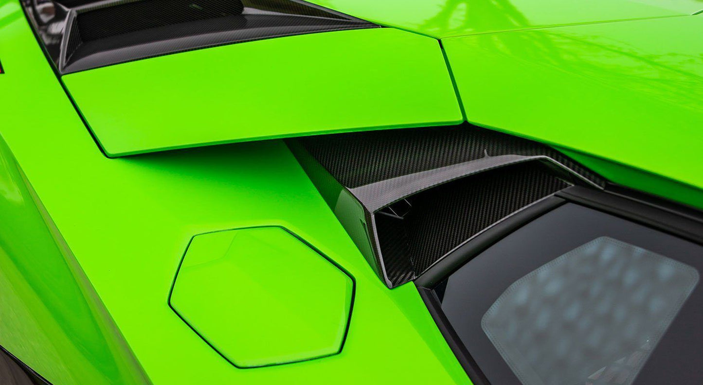 Lamborghini Aventador LP700 LP750 2011-2015 DRY Carbon Fiber SVJ OEM-Style Side Air Intake Vents