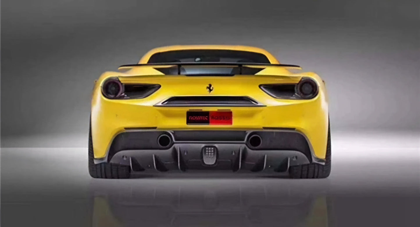 Ferrari 488 GTB & Spider 2015-2019 Carbon Fiber Rear Spoiler (V3)