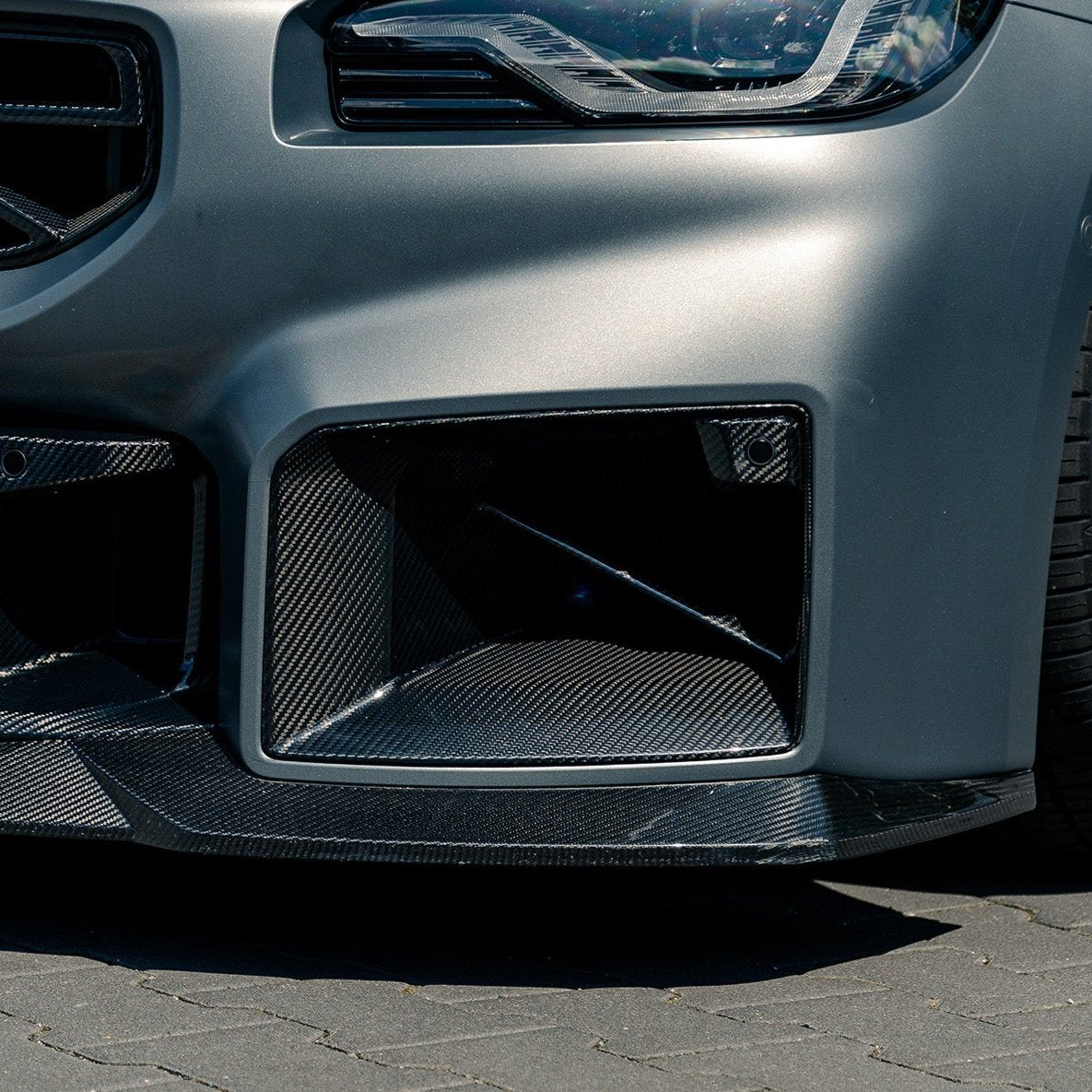 BMW M2 G87 2022+ DRY Carbon Fiber Front Bumper Air Vents