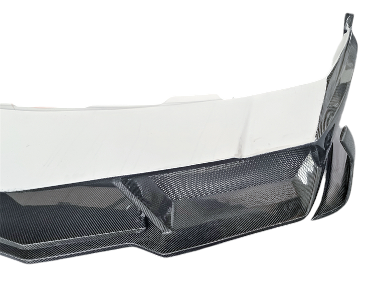 Lamborghini Gallardo LP550 LP560 LP570 2010+ DRY Semi-Carbon Fiber VORST Front Bumper (V1)