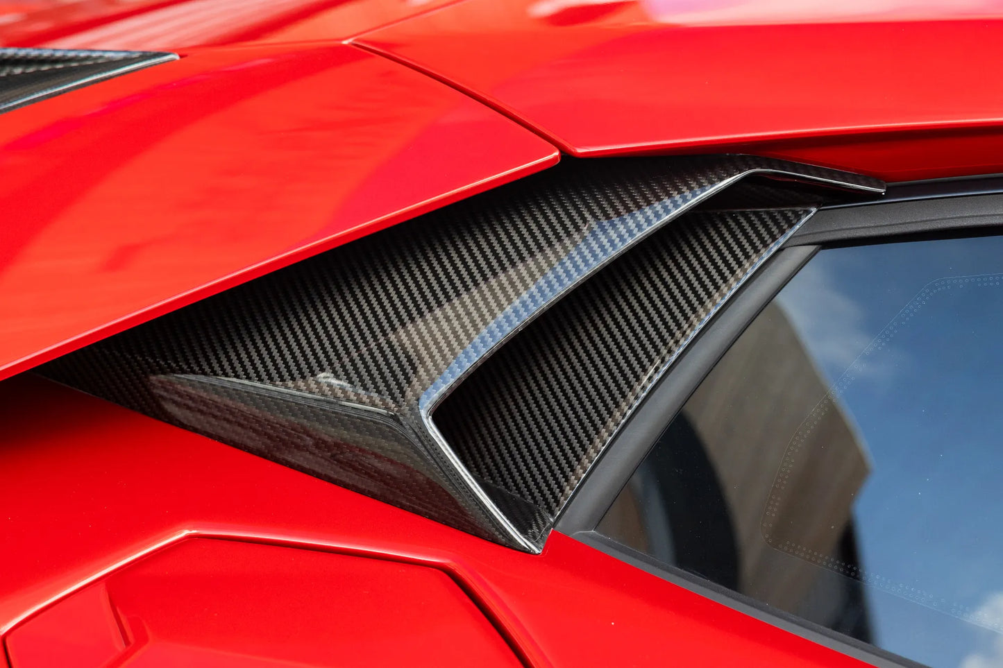 Lamborghini Aventador LP700 LP750 2011-2015 DRY Carbon Fiber SVJ OEM-Style Side Air Intake Vents