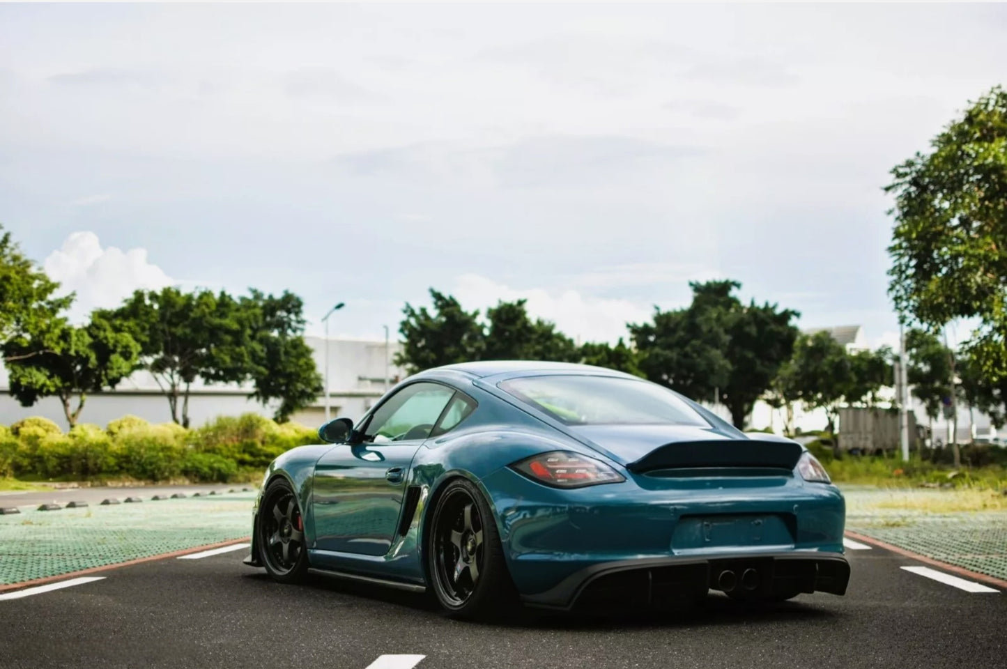 Porsche Cayman (987) 2005-2013 - Carbon Fiber Rear Spoiler