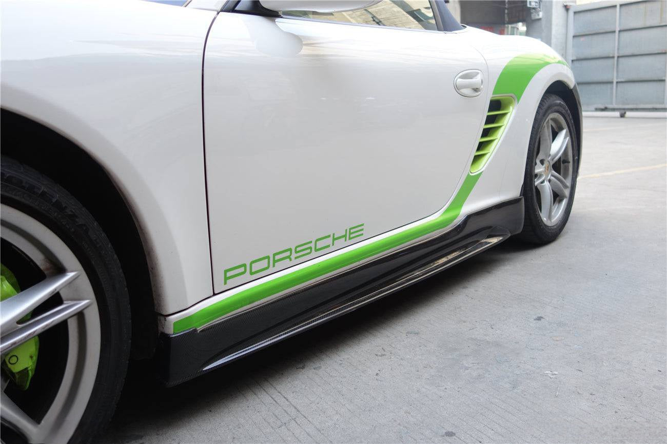 Porsche Cayman (987) 2005-2013 - RSR FULL Carbon Fiber Side Skirts