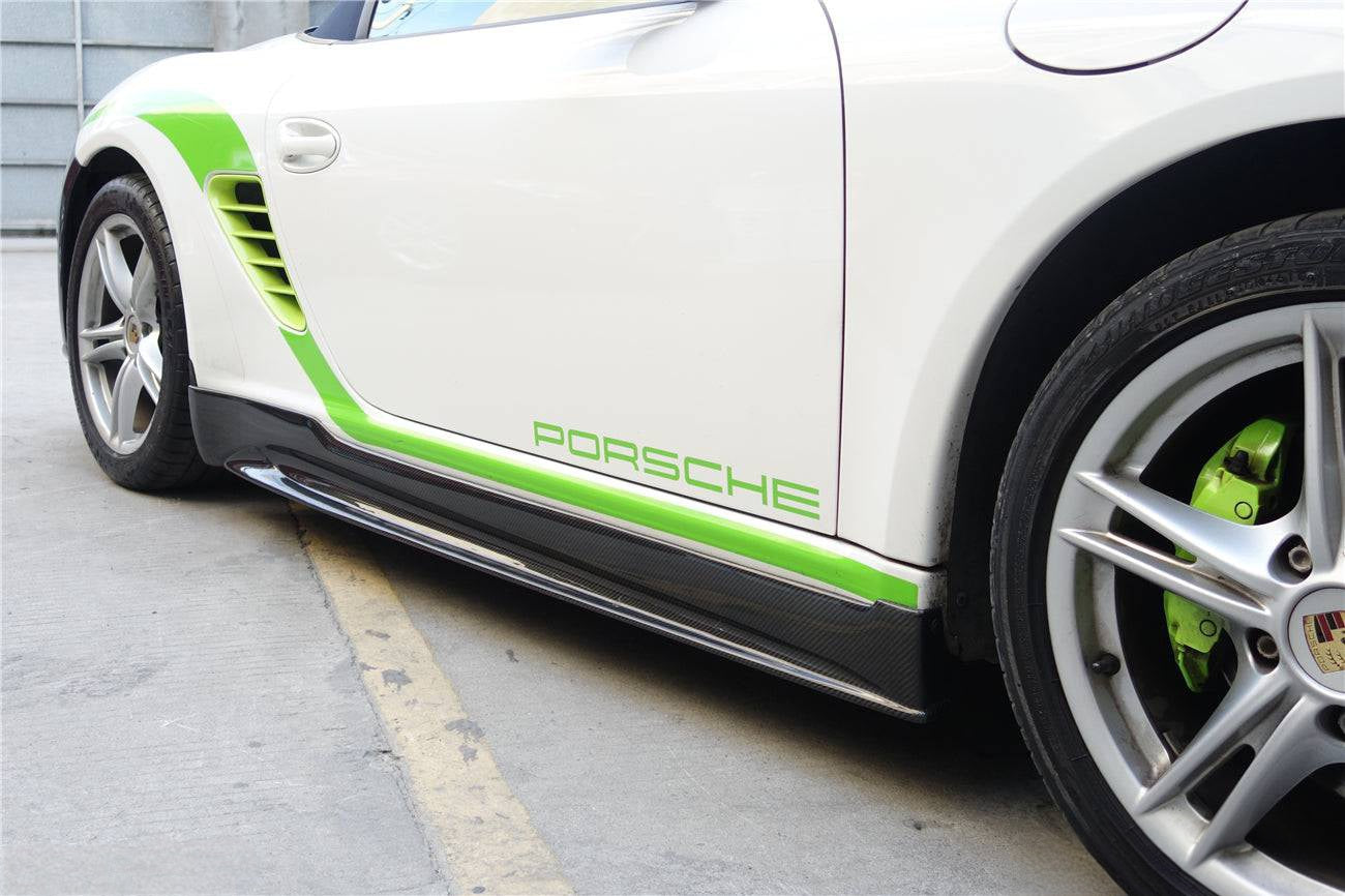 Porsche Cayman (987) 2005-2013 - RSR FULL Carbon Fiber Side Skirts