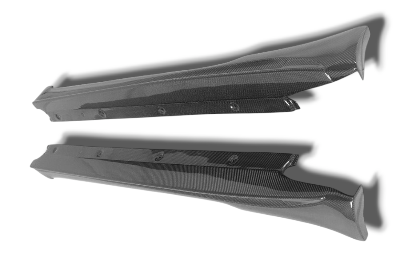 Porsche Cayman (987) 2005-2013 - RSR FULL Carbon Fiber Side Skirts